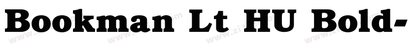Bookman Lt HU Bold字体转换